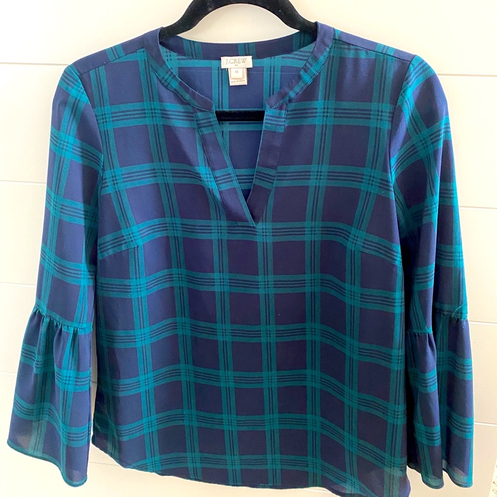 J.Crew 3/4 sleeve top
